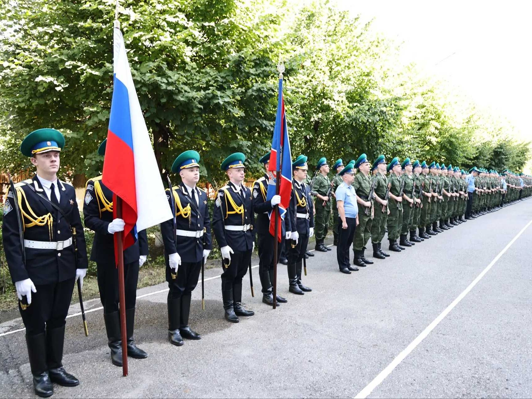 Торжественное мероприятие по приведению военнослужащих по призыву к Военной присяге.